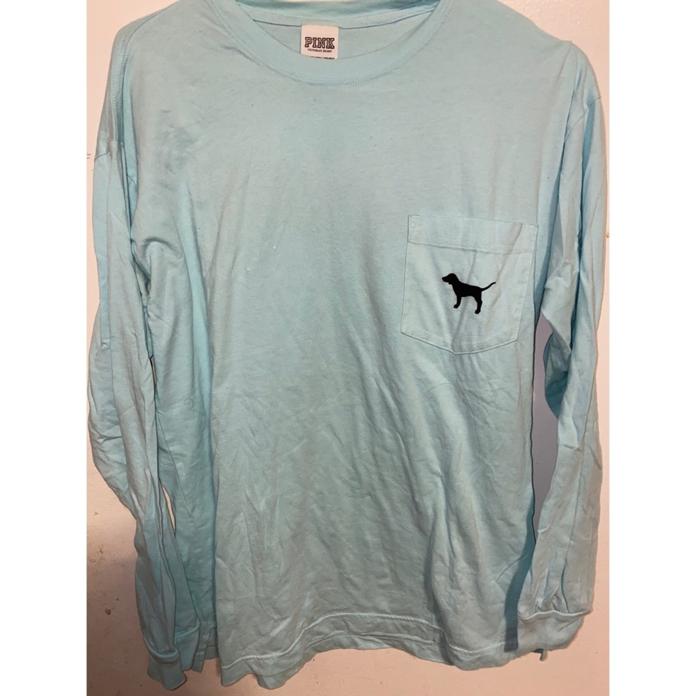 PINK Dog Tee Long Sleeve
